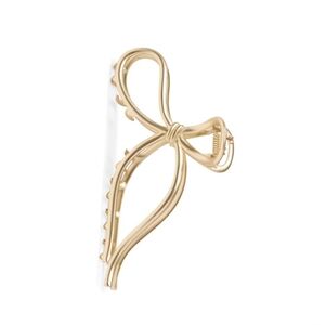 NWOT The Hair Edit Gilded Gold Bow Claw Hair Clip